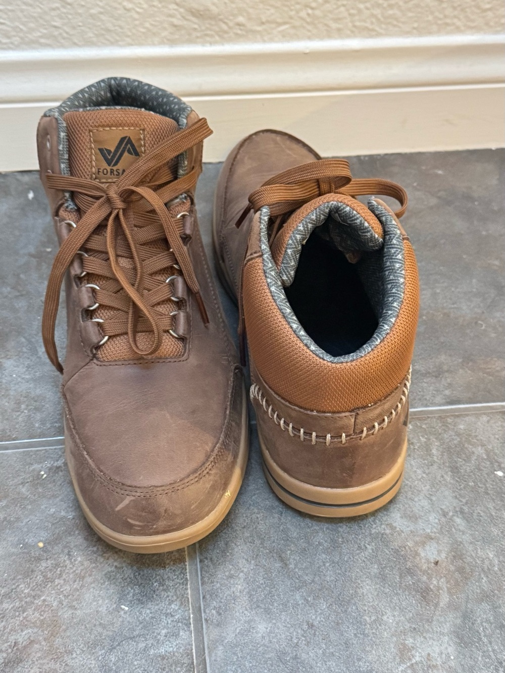 Forsake Brown Men's Lace-Up Chukka Boots